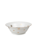 Saladier Vintage blanc et doré