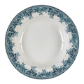 Assiette creuse Vintage bleu vert Ø 22-25 cm
