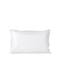 Coussin chintz blanc 40 x 65 cm