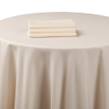 Nappe chintz beige 310 x 310 cm ignifugée M1