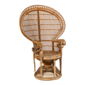 Fauteuil Emmanuelle rotin vintage