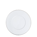 Assiette lunch Plane Filet Argent Ø 23 cm