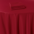 Chemin de table Marjorie rouge 50 x 270 cm ignifugé M1