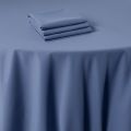 Nappe Marjorie bleu 290 x 600 cm ignifugée M1