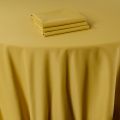 Nappe Marjorie jaune 290 x 500 cm ignifugée M1