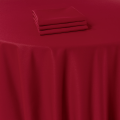 Nappe Marjorie rouge 290 x 400 cm ignifugée M1