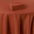 Nappe Marjorie terracotta 310 x 310 cm ignifugée M1