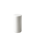 Salière porcelaine blanche Ø 3,2 cm H 6,2 cm (sel non fourni)