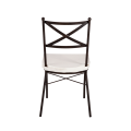 Chaise Toscane avec coussin crème