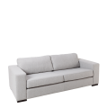 Canapé Loft gris 80 x 196 cm H 73 cm