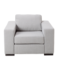 Fauteuil Loft gris 98 x 80 cm H 73 cm