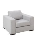 Fauteuil Loft gris 98 x 80 cm H 73 cm