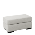 Pouf Loft gris 40 x 80 cm H 40 cm