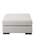 Pouf Loft gris 80 x 80 cm H 40 cm
