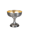 Coupe sur pied en métal vintage 1 L