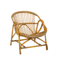 Fauteuil rotin vintage