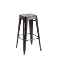 Tabouret industriel noir H 76 cm