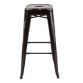 Tabouret industriel noir H 76 cm