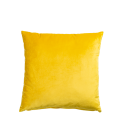 Coussin Juliette jaune moutarde 40 x 40 cm