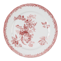 Petite assiette Vintage rouge rose
