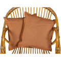 Coussin en toile terracotta Vintage 40 x 40cm