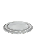 Assiette plate perle nacrée Ø 28 cm