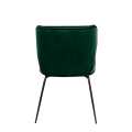 Chaise Dandy velours vert