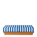 Banquette Lounge Beach Club Blue 70 x 140 cm H 36 cm