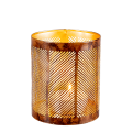 Lot de 3 photophores Filo H 12 / 10 / 8 cm