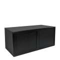 Buffet Cigare Club noir 100 x 200 cm H 90 cm