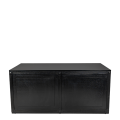 Buffet Cigare Club noir 100 x 200 cm H 90 cm