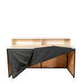 Bar buffet pliant Cigare Club beige 100 x 200 cm H 110 cm