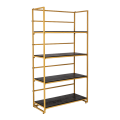 Etagère dorée et noire 40 x 100 cm H 180 cm