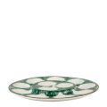 Plat à huître Vintage vert Ø 34 cm