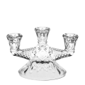Chandelier Vintage en verre blanc