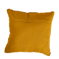 Coussin Onde moutarde 45 x 45 cm