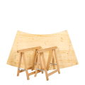 Table Volute 100 x 200 cm H 72 cm
