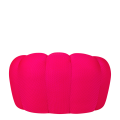 Fauteuil Bulle framboise 115 x 118 cm H 78 cm