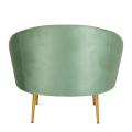 Fauteuil Sofia vert 92 x 82 cm H 78 cm