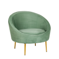 Fauteuil Sofia vert 92 x 82 cm H 78 cm