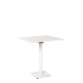 Table Soft blanc 70 x 70 cm H 76 cm (outdoor)