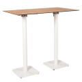 Table haute Soft bois 120 x 70 cm H 110 cm (outdoor)