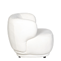 Fauteuil Elton velours blanc cassé M1 78 x 90 cm H 70 cm