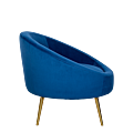 Fauteuil Sofia velours bleu nuit M1 92 x 82 cm H 78 cm