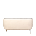 Canapé Juliette velours crème M1 78 x 165 cm H 85 cm