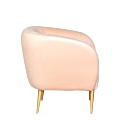 Fauteuil Juliette velours Nude M1 78 x 90 cm H 70 cm