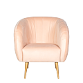 Fauteuil Juliette velours Nude M1 78 x 90 cm H 70 cm