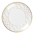 Assiettes Filet Or