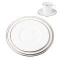 Assiettes Plane Filet Or