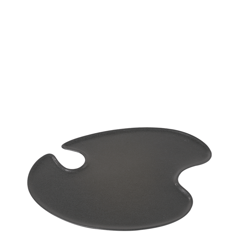 Assiette En Forme De Palette De Peintre Location Assiette Peintre Carbone 18 X 20 Cm Options